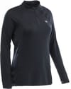 Tee Shirt Col Zippé Easy Body 4 Femme Noir + Damart