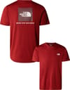M Reaxion Red Box Tee Iron Red + The North Face