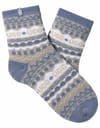 Ugg + W Cressida Cozy Quarter Sock Grey Heather Multi