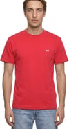 Vans + Left Chest SS Tee Crimson Haze - 3