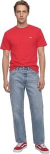 Vans + Left Chest SS Tee Crimson Haze - 4