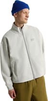Vans + Full Zip Mock Neck Fleece Ash Heather - 3