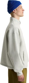 Vans + Full Zip Mock Neck Fleece Ash Heather - 4