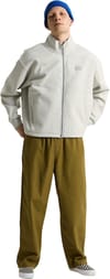 Vans + Full Zip Mock Neck Fleece Ash Heather - 6