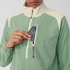 Fjällräven + Vardag Lite Fleece W Chalk White Light Olive - 6
