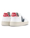 Veja + V-10 Leather Extra White Nautico Pekin