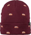 Vinson Beanie M Burgundy + Barts