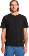 Volcom + Stone Blanks Basic SS Tee Black - 3