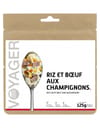 Riz Et Bœuf Aux Champignons 125g + Voyager