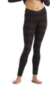 Icebreaker + W 250 Vertex Leggings Crystalline Black/Mink/J
