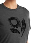 Icebreaker + W Central SS Tee Flora Forms Gritstone Heather - 4