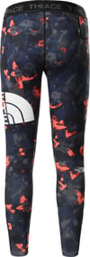 The North Face + W Flex Mid Rise Tight Emberglow Orange Scattershot Print