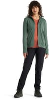 Icebreaker + W Quantum III LS Zip Hood Sage - 4