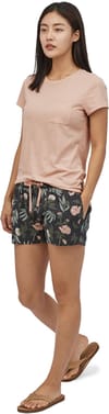 Patagonia + W's Island Hemp Baggies Shorts Goshawk Dobby Mellow Melon - 4