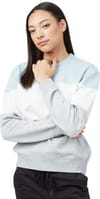 Ten Tree + W Treefleece Blocked Crew Blue Fog Elm White H Grey H - 6