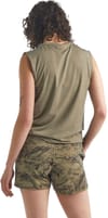 Icebreaker + W UtilityExplore Sleeveless Crew Stripe Flint  - 3