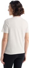 Icebreaker + W Central SS Tee Ecru Heather - 5