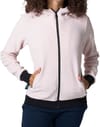 W Cs Hood H-Neck Zip Powder Pink + Rossignol