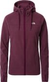 W Homesafe Full Zip Fleece Hoodie Pamplona Purple Stripe + The North Face