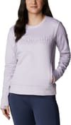 Windgates Tech Fleece Pullover W Pale Lilac Heather + Columbia
