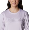 Columbia + Windgates Tech Fleece Pullover W Pale Lilac Heather - 4