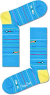 Workout Sock Bleu Ciel + Happy Socks