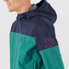 Salomon + XA 2.5L Waterproof Jacket Pacific/Night Sky/Fuschia Red - 8