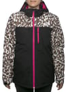 Y Snowquest Plus Jacket Pine Cone Brown Leopard Print + The North Face
