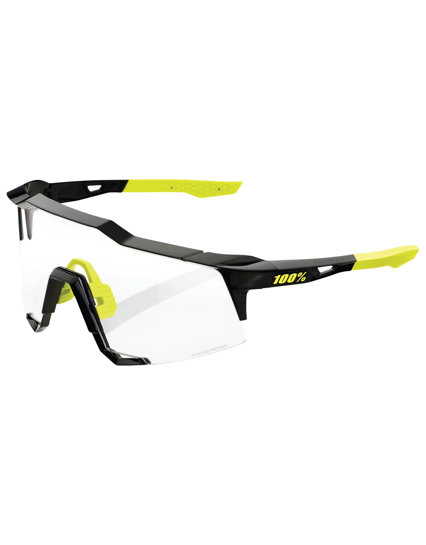 Speedcraft - Gloss Black - Photochromic Lens + 100 Percent