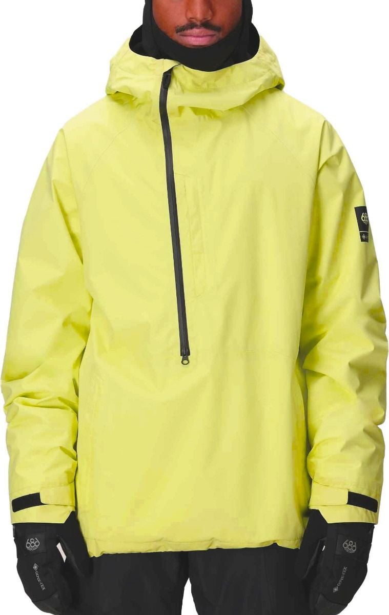 686 M Gore-Tex Fragment Shell Anorak Dusty Lime Ski jackets
