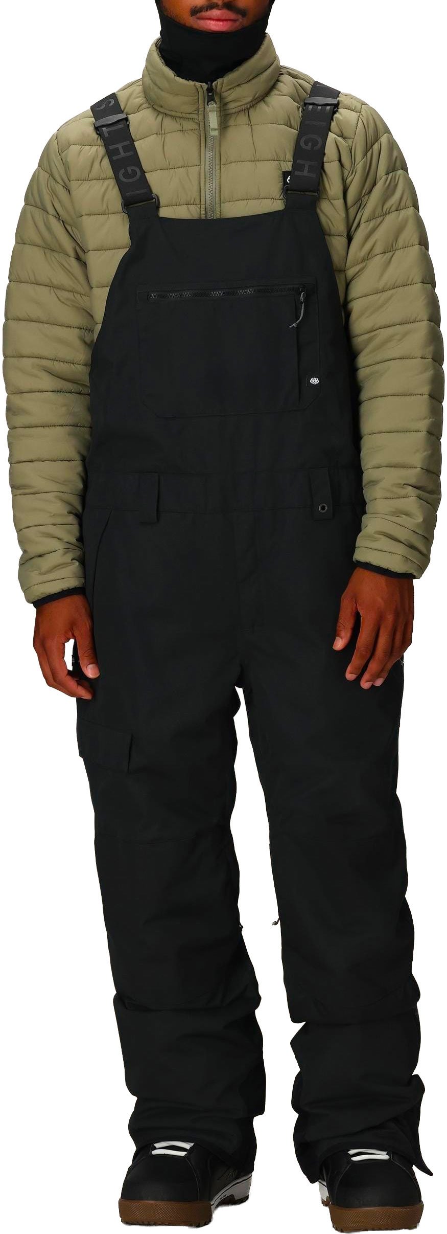 M Hot Lap Insulated Bib Black + 686