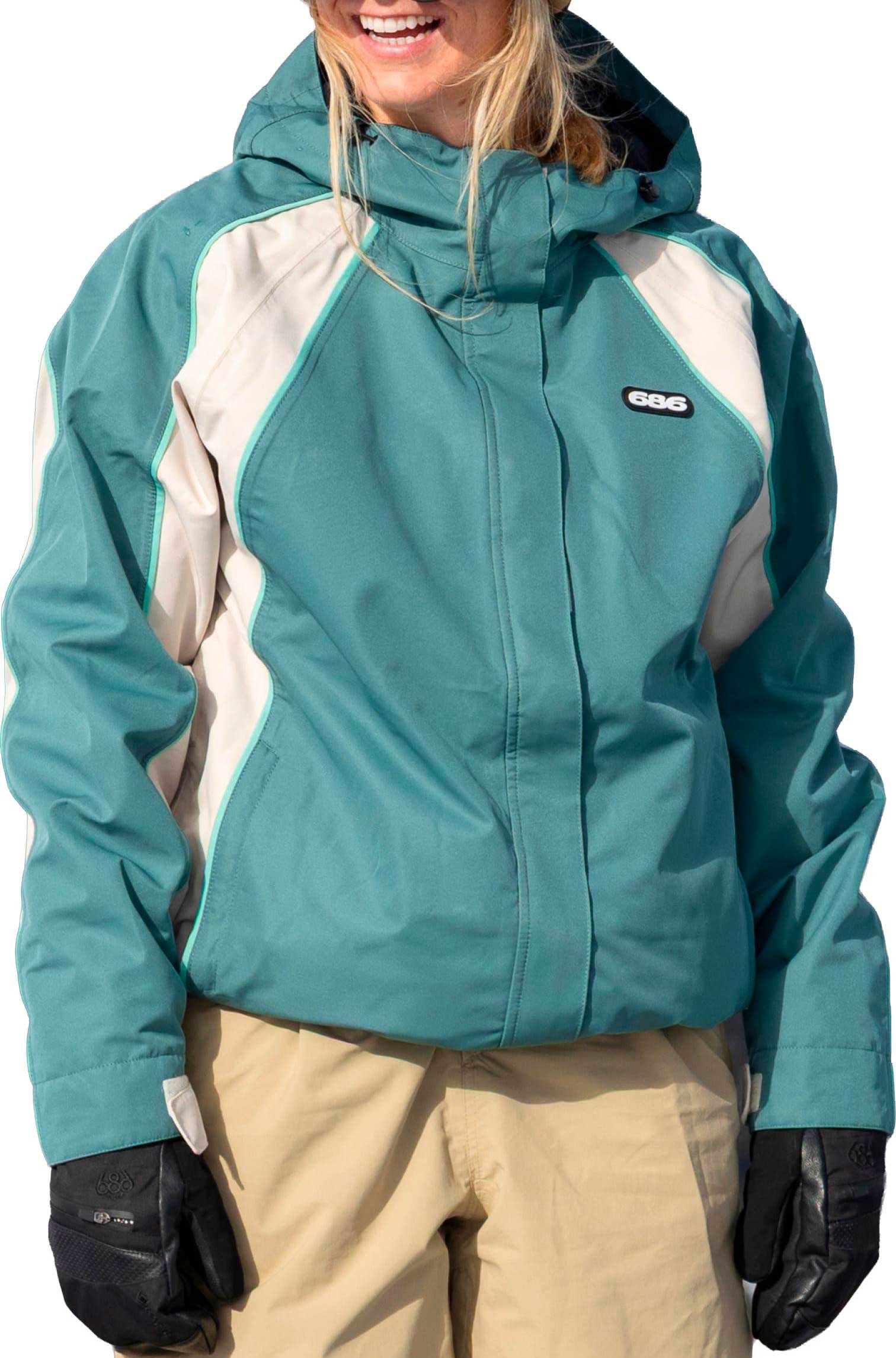 W Hologram Shell Jacket Pale Firn Colorblock + 686