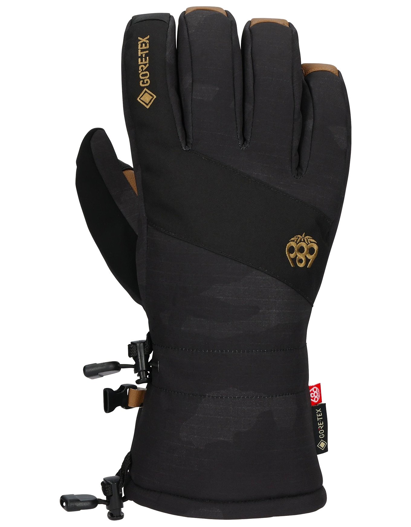 M Gore-Tex Linear Glove Black Camo + 686