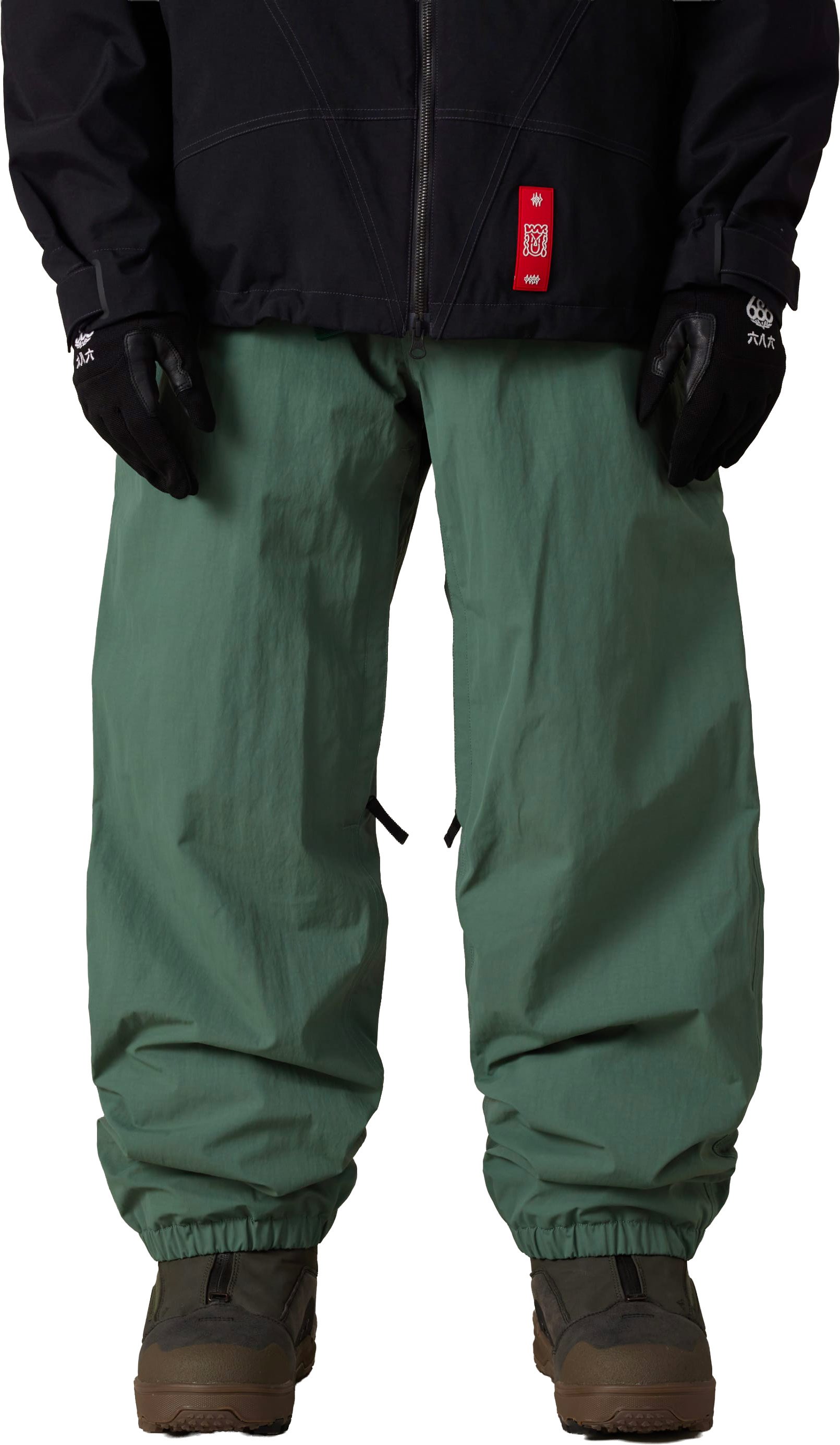 M 686 Dojo Shell Pant Faded Green Crinkle + 686