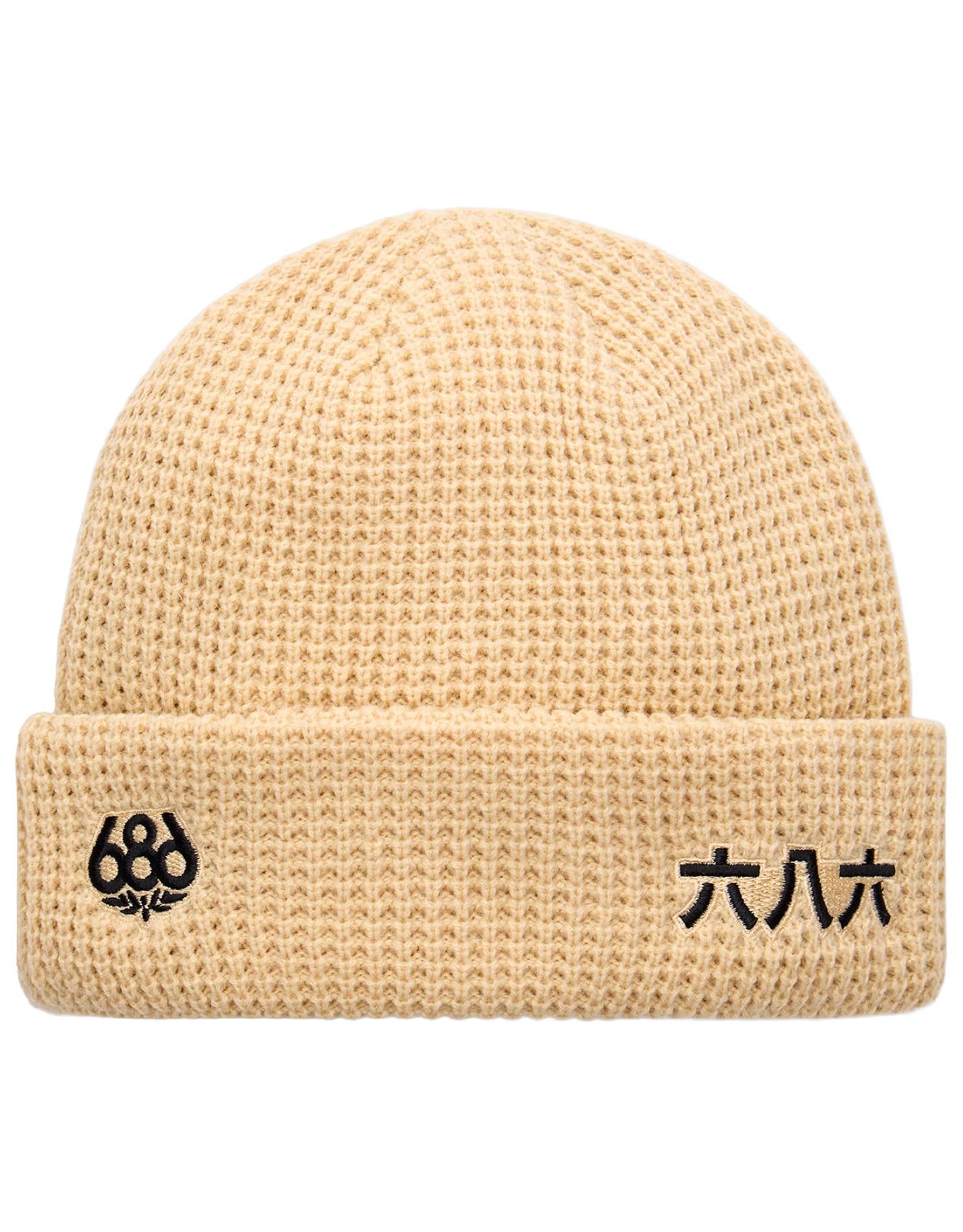 Kanji Beanie Limestone + 686