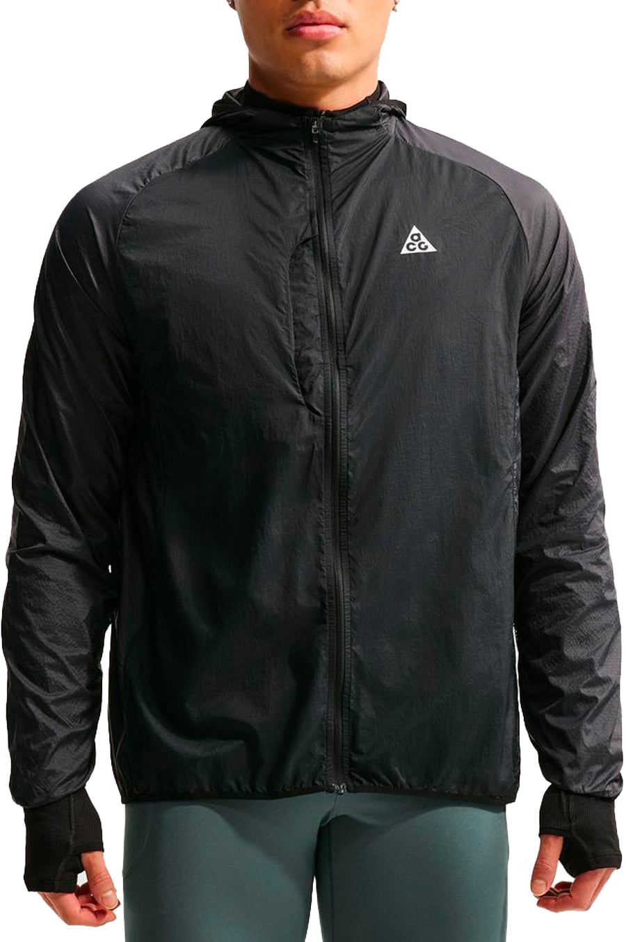 M Nike ACG UV Aireez Jkt Black Black Summit White + Nike ACG