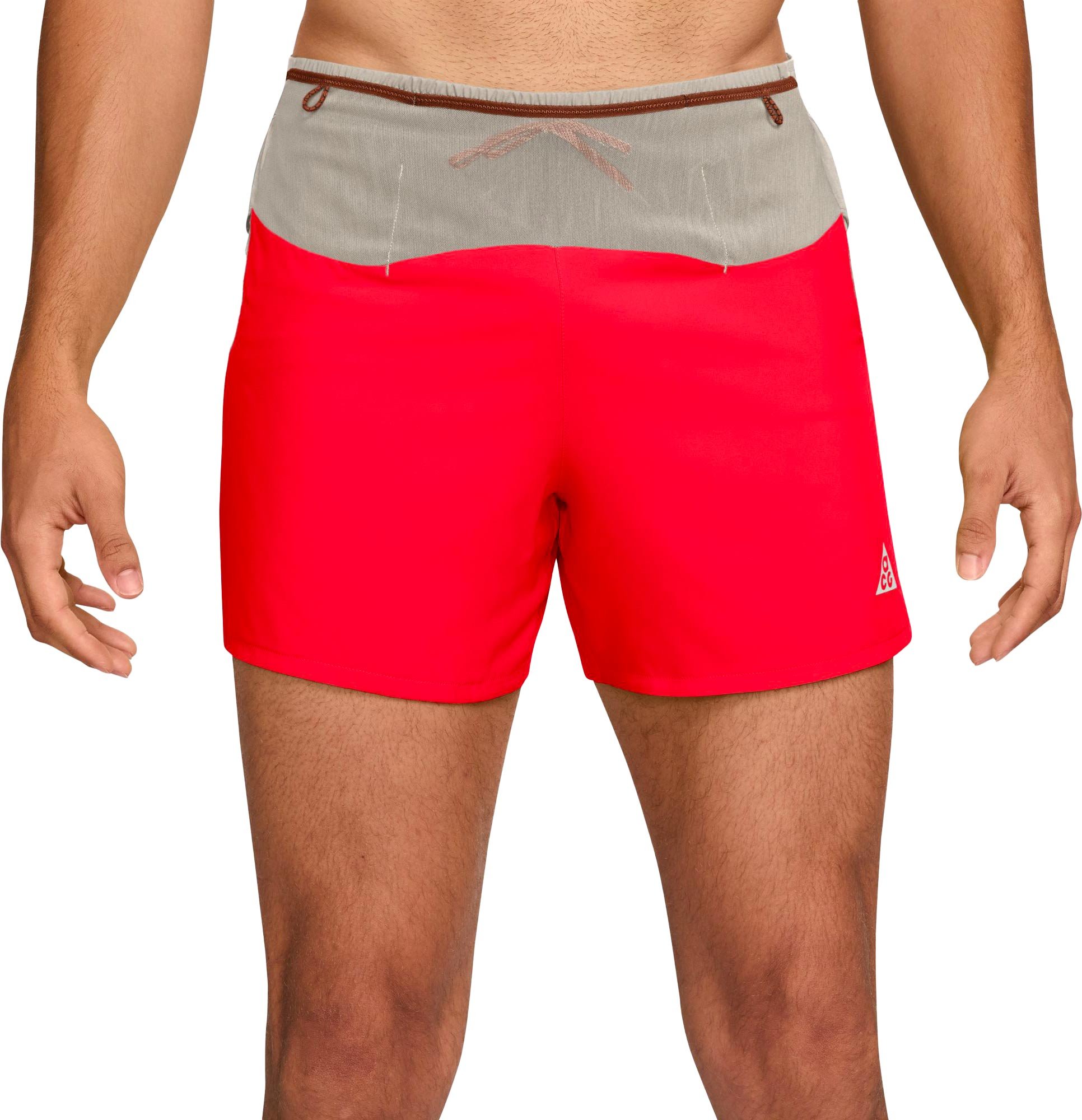 M Nike ACG Dri-Fit ADV Second Sunrise 5In Short Lt Crimson Summit White + Nike ACG