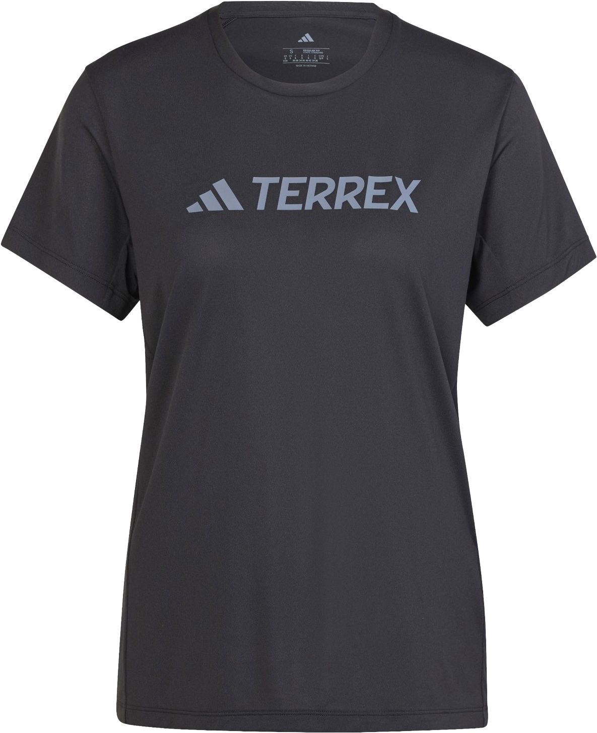 Multi Logo Tech Tee W Black + adidas