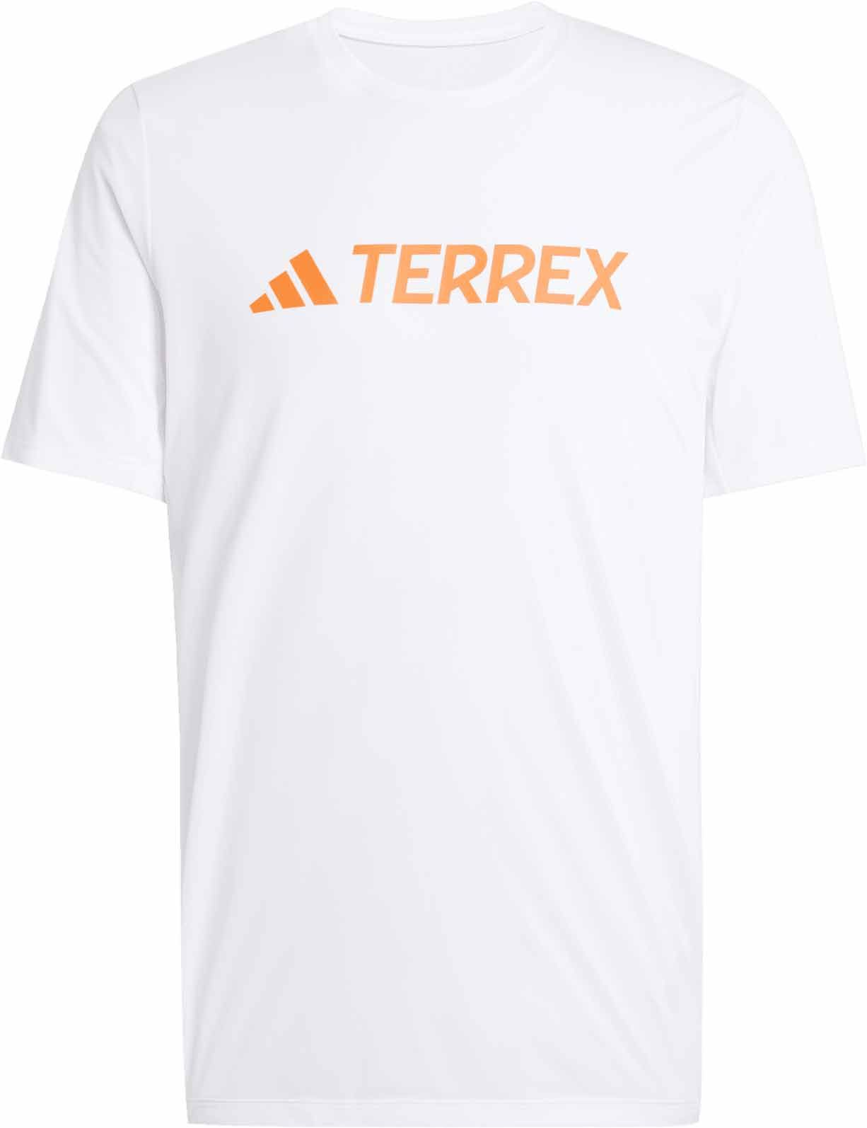 MT Logo Tech Tee White + adidas