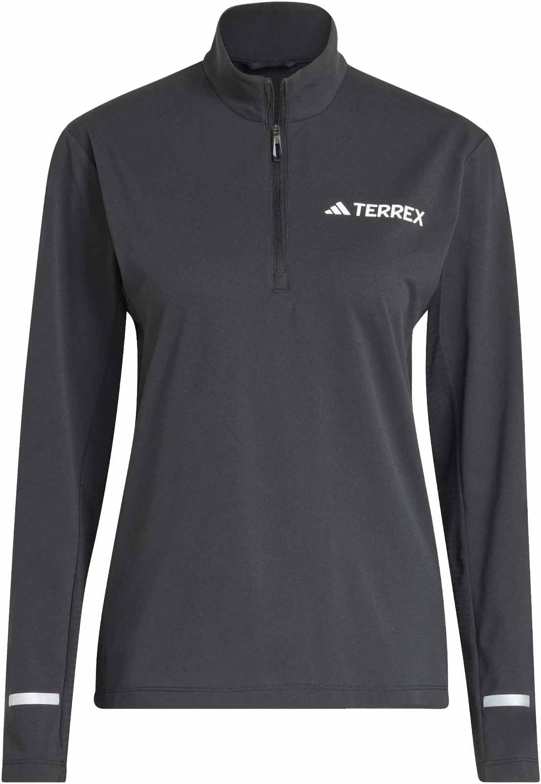 Xperior Half Zip Longsleeve W Black + adidas