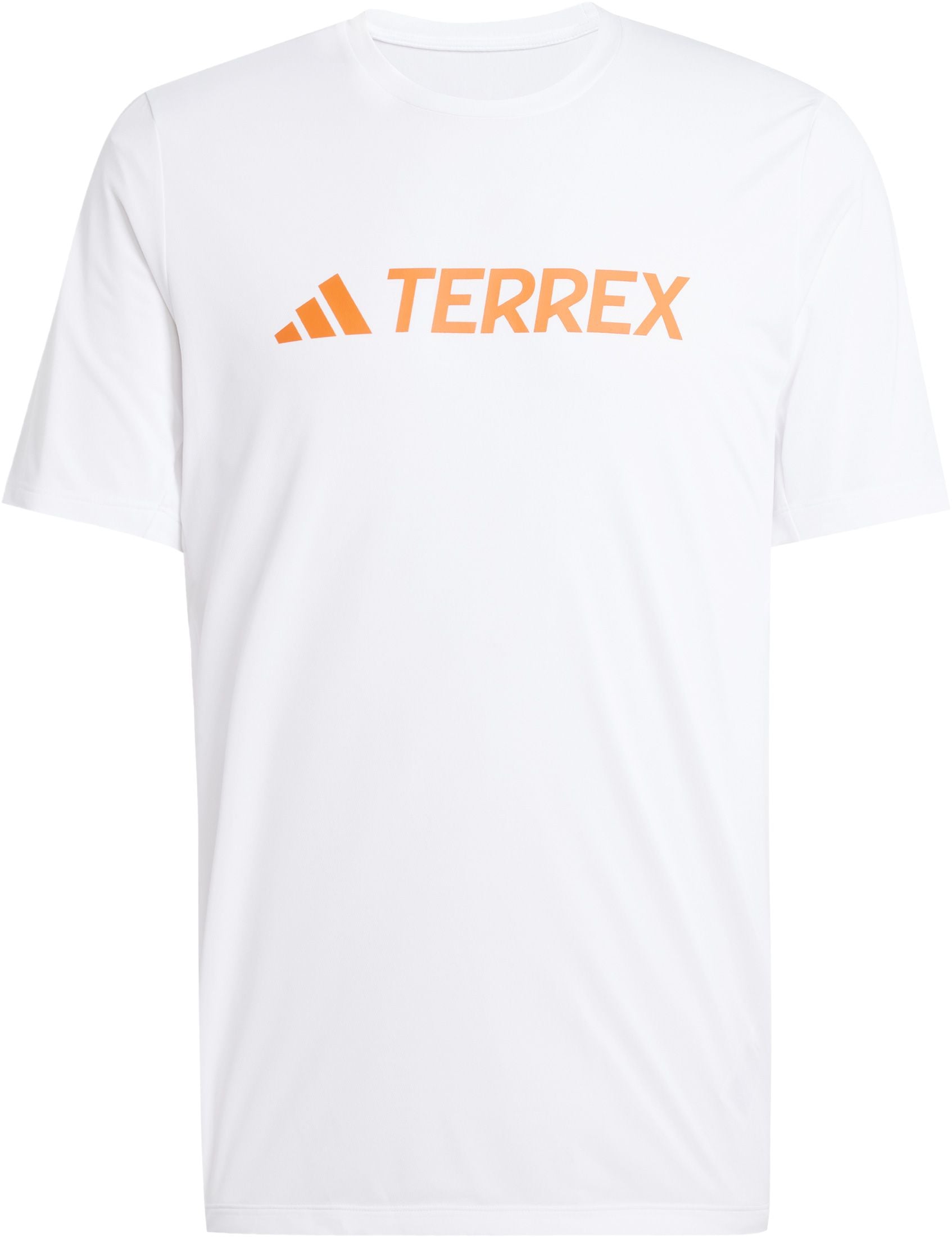 MT Logo Tech Tee White + adidas