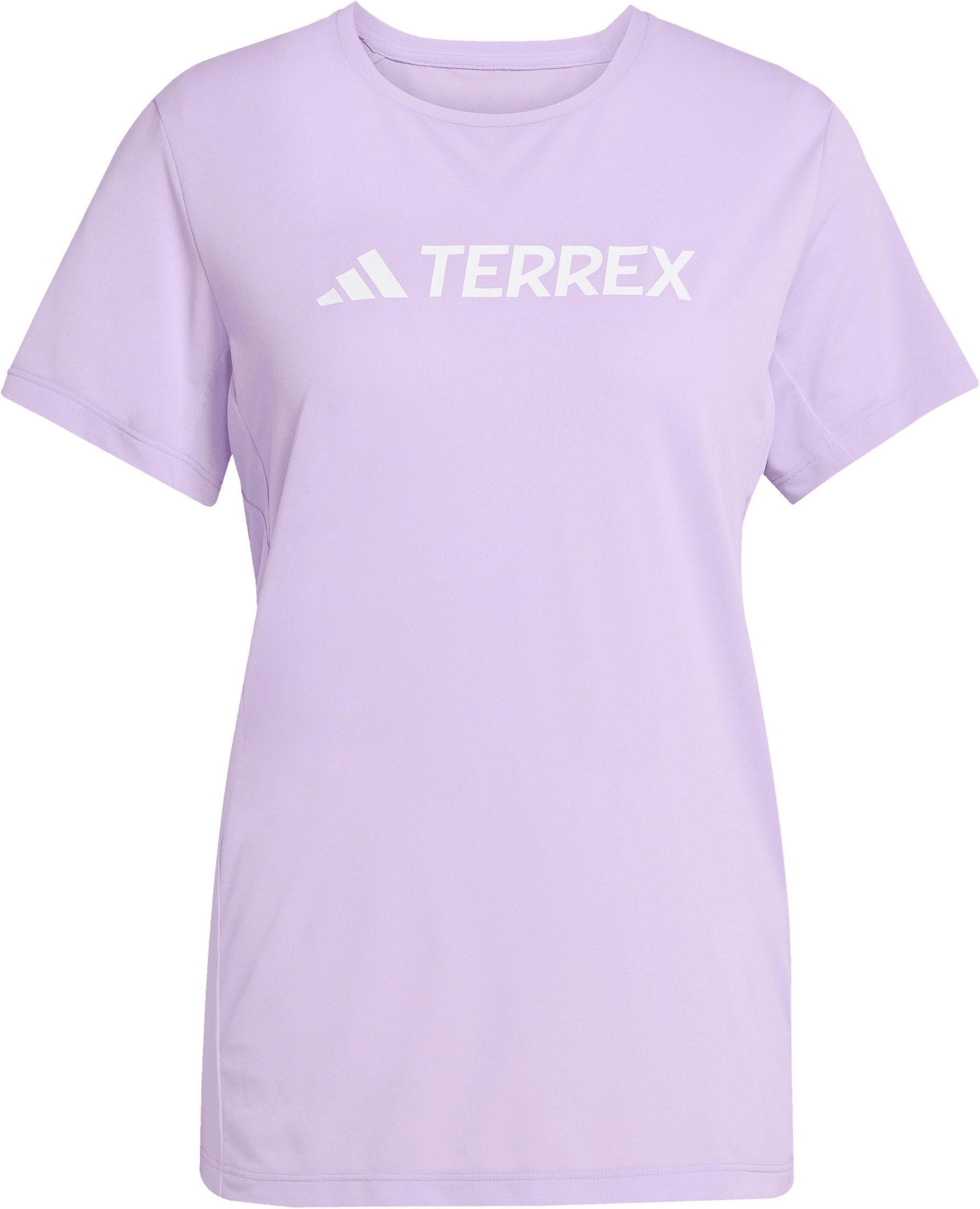 W MT Logo Tech Tee Prupou + adidas