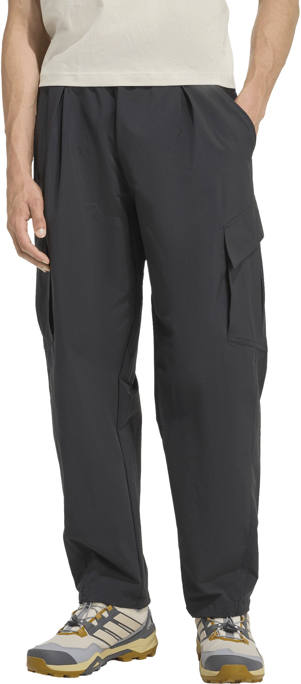 Cargo Pants M Black + adidas