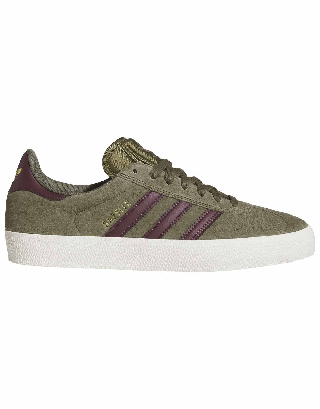Gazelle ADV Olive Strata/Maroon/Core White + adidas Originals