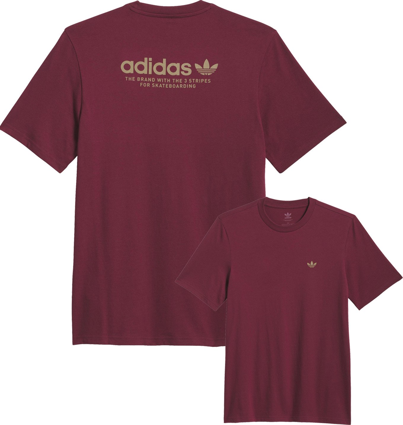 4.0 Logo Tee Shadow Red/Khaki Six + adidas Originals