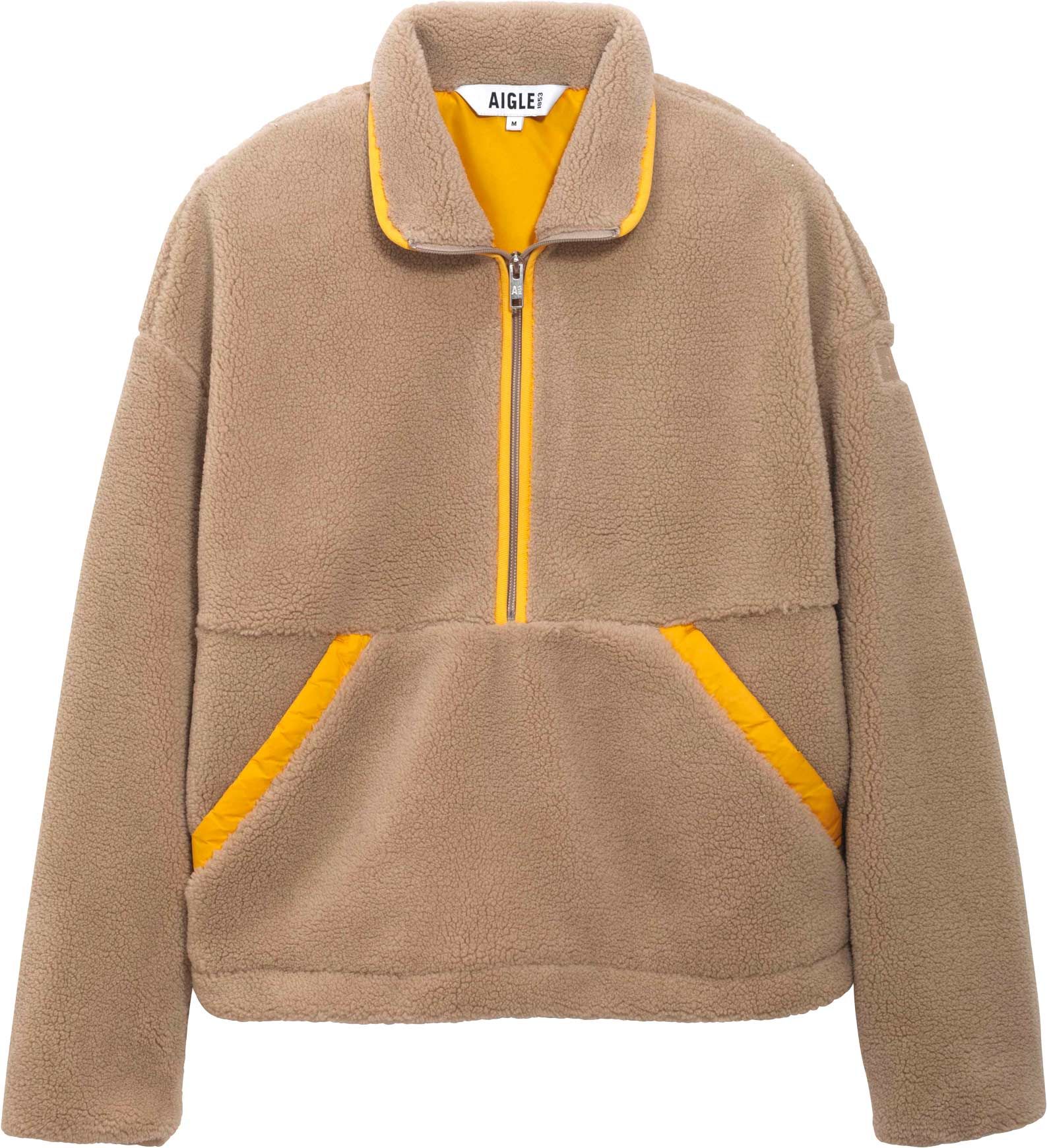 No Zip Fleece W Beige + Aigle