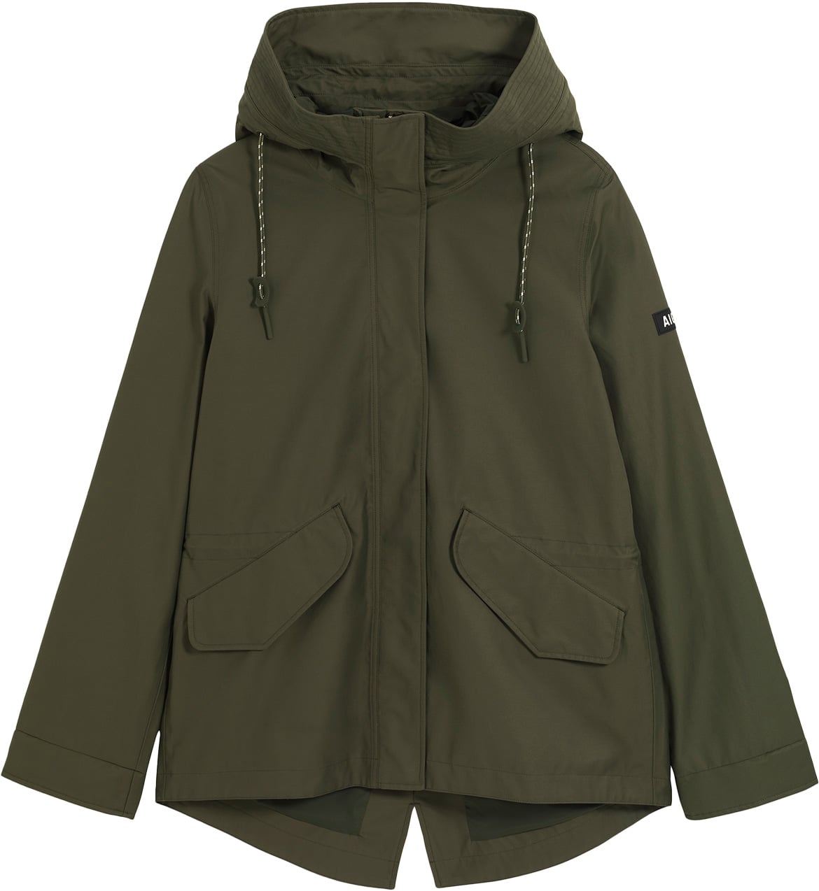 Fishtail MTD Short Parka W Avocado + Aigle