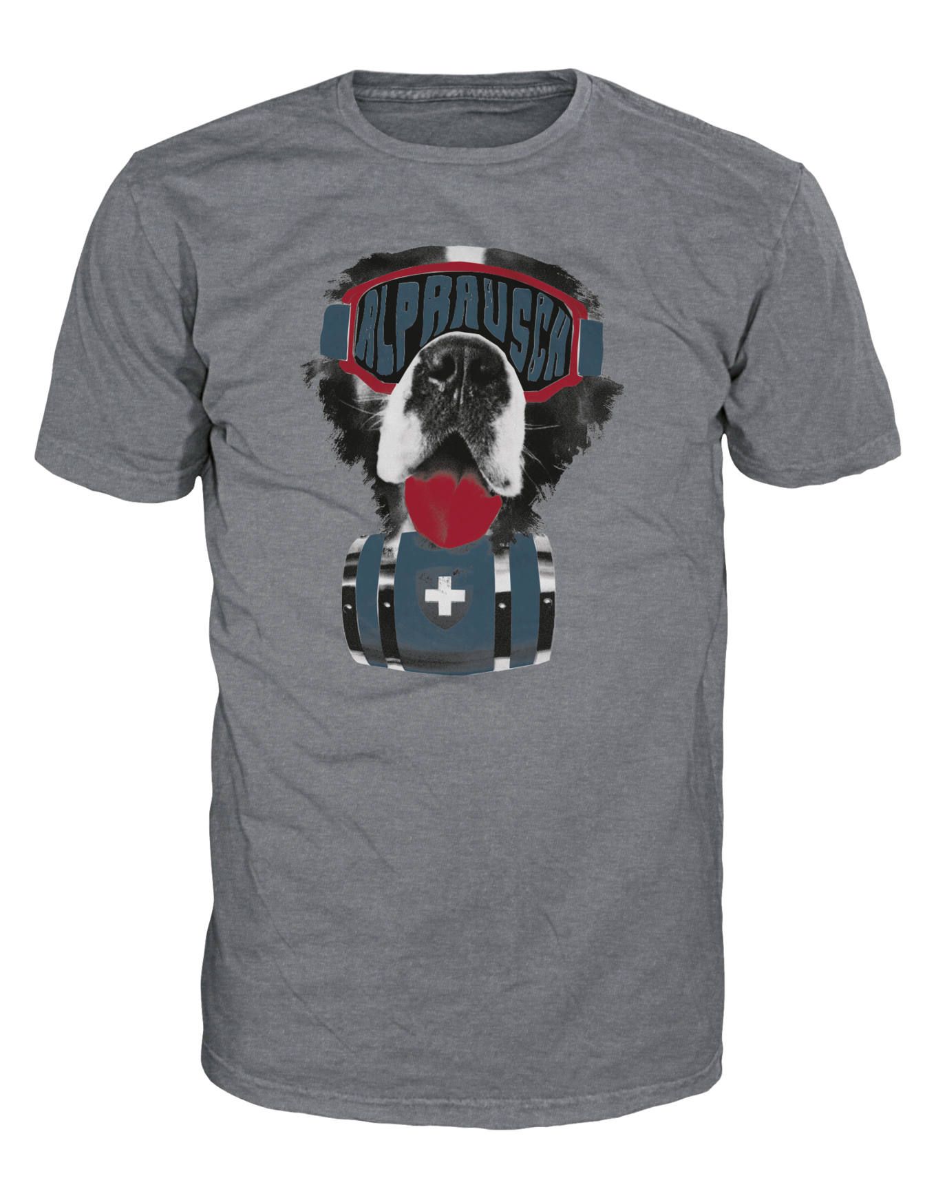 Bernhard T-Shirt Dark Grey Melange + Alprausch