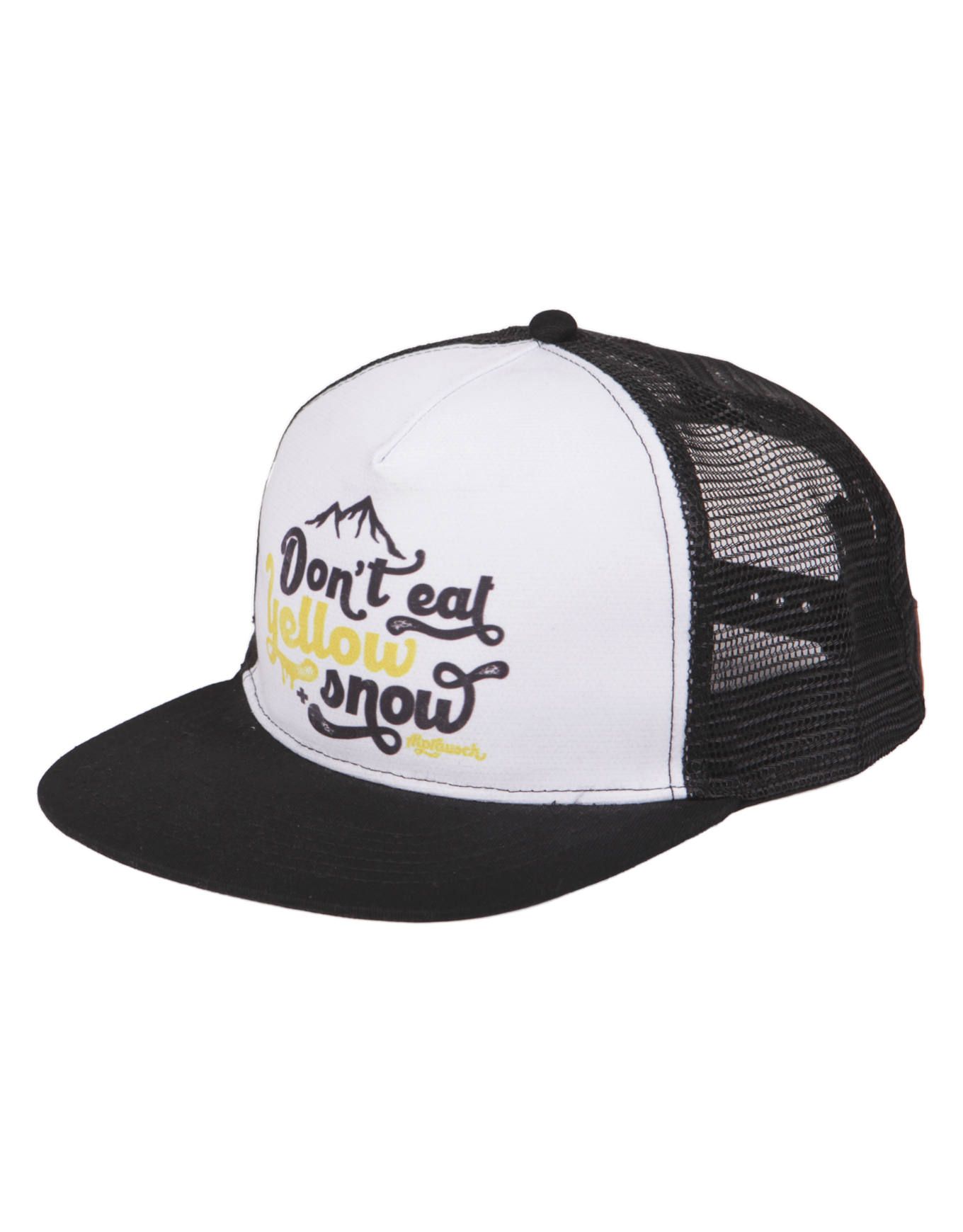 Zitrone Glace Mütze Trucker Black + Alprausch