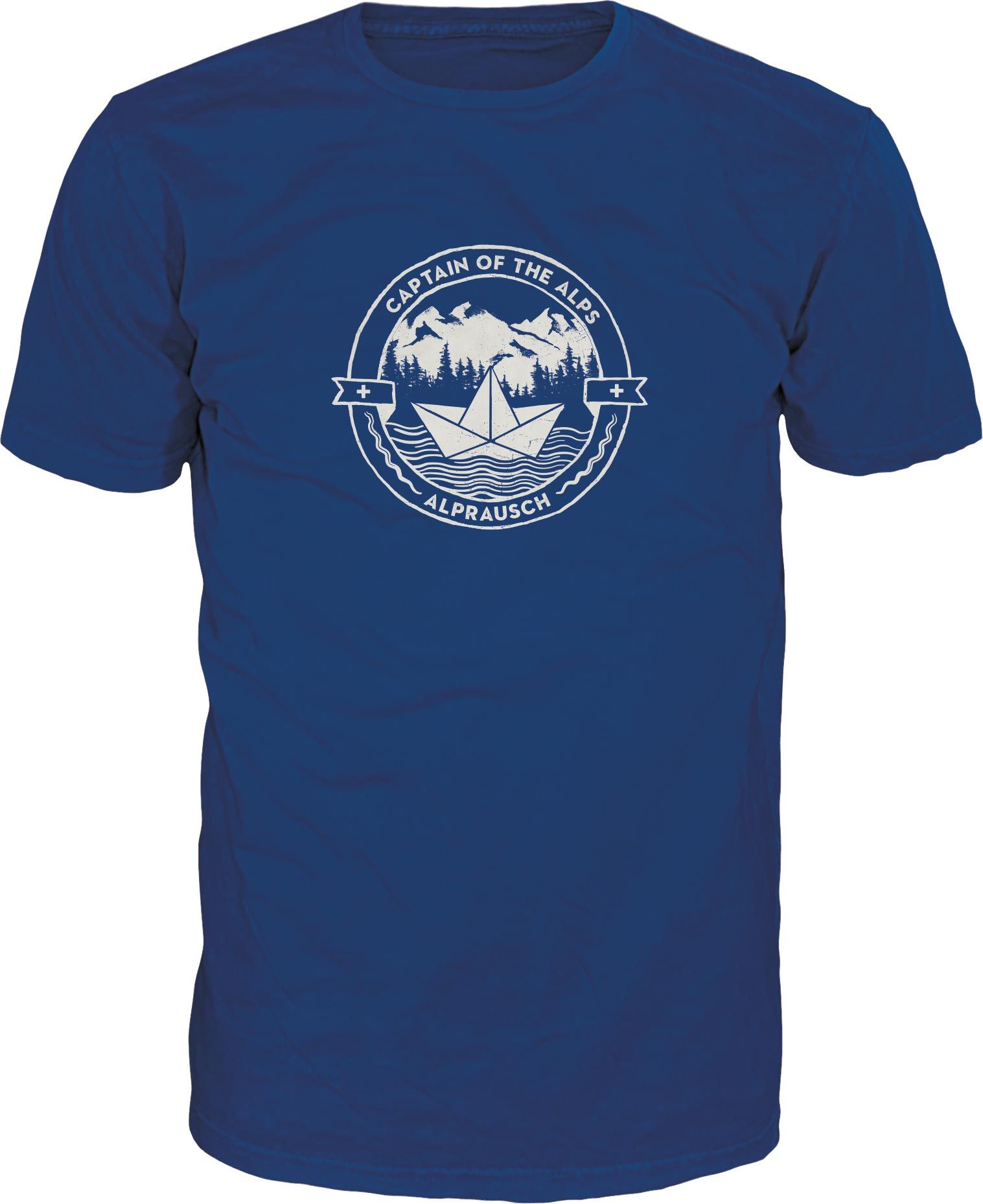 Kapitän T-Shirt True Blue + Alprausch